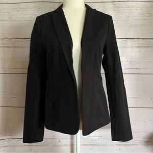 Black Open Blazer